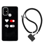 Casper E30 F20 X20 Kılıf Boyun Askılı Silikon Love Brain 1722
