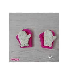YY0036 Yılbaşı Eldiven Tekli Silikon Kalıp