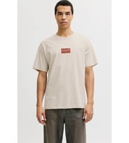 Jack & Jones Jjfrank Erkek Tişört 12288092 (Bej)