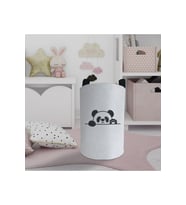 MEKTA HOME BEBEK VE ÇOCUK ODASI El Sallayan Sevimli Panda Desenli Oyuncak Sepeti