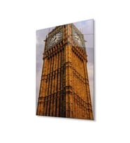Londra Cam Tablo 4mm Dayanıklı Temperli Cam, London Glass Wall Decor (Çok Renkli)