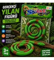 Oyuncak Gerçekçi Yılan Figürü Esnek Şaka ve Eğlence Oyuncağı