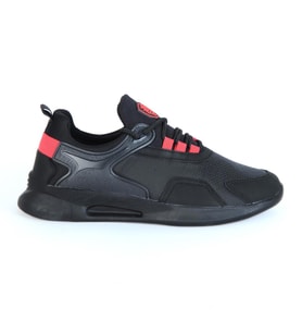 Mp 232-1265Mr Syh-Krmz Erkek Sneaker Spor Ayakkabı (Siyah)