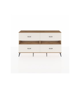 Arges Konsol 2 Raflı 4 Çekmeceli  176x30x99 Çam-Çam/Aytaşı