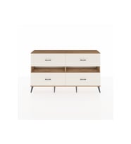 Arges Konsol 2 Raflı 4 Çekmeceli  176x30x99 Çam-Çam/Aytaşı