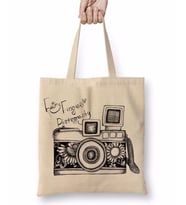 Foto Camera Fotoğrafçı Foto Bez Çanta Uzun Saplı