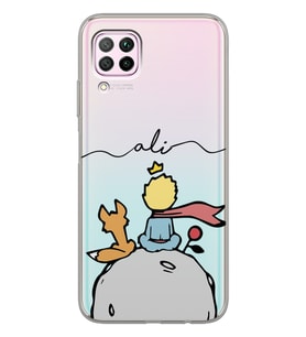 Huawei Küçük Prens Tasarımlı Şeffaf Telefon Kılıfı