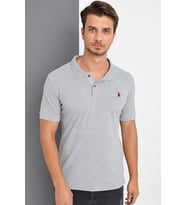 T8561 DEWBERRY ERKEK TSHIRT-GRİ