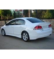 Honda Civic Uyumlu Fd6 Bagaj Üstü Spoiler Beyaz Boyalı (Renksiz)