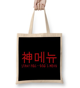Stray Kids God's Menu Hangul Bez Çanta Uzun Saplı
