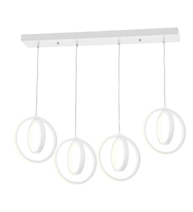 Eray Aydınlatma 1909-3 Beyaz 3 lü Sıralı Led Avize