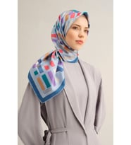Armine 2025 Yaz Sezonu %100 Twill İpek Eşarp 9341D 83