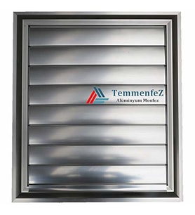 Alüminyum Menfez - Panjur Banyo ve Wc Havalandırma Yüzeysel Yapıştırma ÖZEL TASARIM! (30x31 cm)