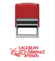 Çalışkan Öğrenci Öğretmen Kaşesi (Kırmızı)