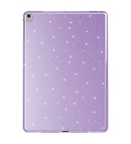 iPad 10.2 2021 (9.Nesil) Tablet Koton Işıltılı Parlak Görünümlü Kılıf (Lila)