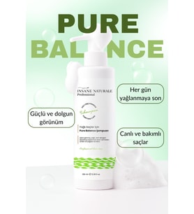 INSANE NATURALE Yağlı Saçlar Için Pure Balance Şampuan 100 ml