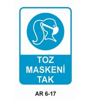 İŞ GÜVENLİĞİ UYARI LEVHASI 1 ADET PVC 21 X 29CM