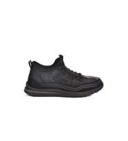 Guja Gri Lastik Bağcıklı Erkek Sneaker 25K582 M (Siyah)