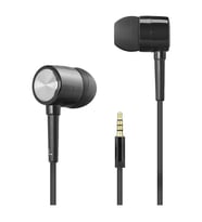 Kablolu Kulak İçi Mikrofonlu Kulaklık 3.5 Mm Pc Telefon Uyumlu Siyah DHH1111BK