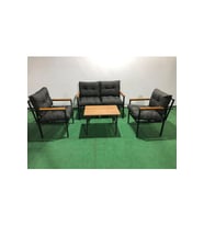 Zümrüt Balkon-bahçe-kafe,çay Seti,koltuk Takımı,oturma Grubu,ofis Koltuğu 70x50 Sehpa (Antrasit)