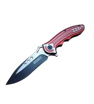 Rd T60a Kamp Çakı 20 Cm - Kırmızı Sap, Otomatik, Kemerlikli