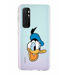 Xiaomi Mi Note 10 Lite Uyumlu Kapak Donald Duck Tasarımlı Şeffaf Silikon Kılıf