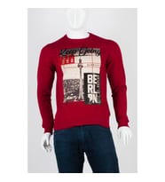Berlin Unisex Pamuklu Slim fit Sweatshirt Large (Karışık)