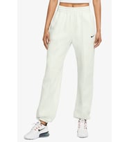 Nike Sportswear Regular Fit Pant Bol ve Uzun Kesim Eşofman Altı Kırık Beyaz