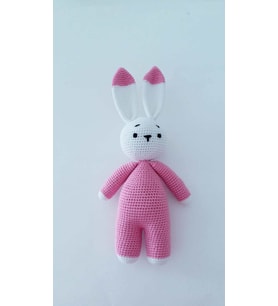 Tavşan Uyku Arkadaşım Amigurumi Organik Oyuncak