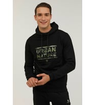 Lumberjack M-SD4005 URBANATURE HOODI Siyah Erkek Sweatshirt (Siyah)