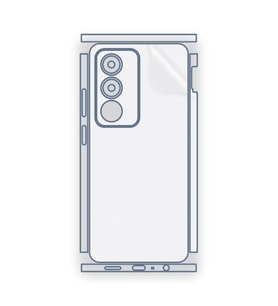 SChitec OPPO A80 5G Uyumlu Fullbody Arka Kaplama Hidrojel Koruyucu Film