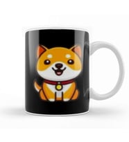 Baby Doge Coin Kupa Bardak Porselen