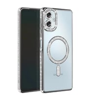 Samsung Galaxy A07 4g Joke Simli Magneticsafe Kılıf - Gümüş