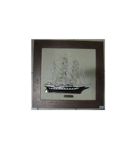 DENİZCİLİK › DENİZCİLİK GRUBU › Marine Aksesuar-Z&A Yarım Maket Tablo>>65x58x6 cm. (Kahverengi)