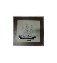 DENİZCİLİK › DENİZCİLİK GRUBU › Marine Aksesuar-Z&A Yarım Maket Tablo>>65x58x6 cm. (Kahverengi)