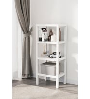 Life 4 Katlı Plastik Beyaz Banyo Mutfak Rafı MIT1049