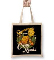 Cute Summer Camp Rocks Camping Fun Campers Bez Çanta Uzun Saplı