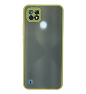 Mey İthalat® Realme C21 Kılıf Montreal Silikon Kapak - Açık Yeşil
