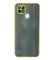 Mey İthalat® Realme C21 Kılıf Montreal Silikon Kapak - Açık Yeşil