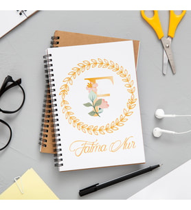Baş Harf İsimli Defter Kişiye Özel