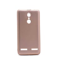 Lenovo K6 Note Uyumlu Kılıf Zore Premier Silikon Kapak (Gold)