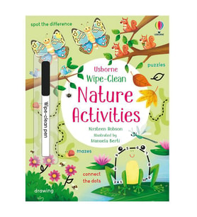Wipe-Clean Nature Activities Usborne Publishing
