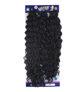 Sister Afro Dalgası Saç-Koyu Kestane 2