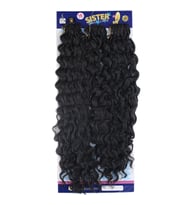 Sister Afro Dalgası Saç-Koyu Kestane 2