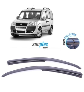 FIAT DOBLO I 2000-2009 İçin Cam Rüzgarlığı 2 Prç. 1.SINIF
