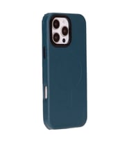 Apple iPhone 16 Pro Max uyumlu, Hakiki Deri, El Yapımı Kılıf, Mavi