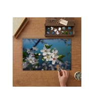 Kiraz Çiçeği Ağacı Tasarımı 240 parça Ahşap Puzzle Ahşap Kutuda MP05140