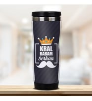 Kişiye Özel Kral Babam Termos Bardak