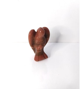 Doğal Taş 3.5 Cm Mini Melek Heykel Doğal Taş Oyma Cep Koruyucu Şifa Taşı Şanslı