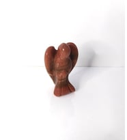 Doğal Taş 3.5 Cm Mini Melek Heykel Doğal Taş Oyma Cep Koruyucu Şifa Taşı Şanslı